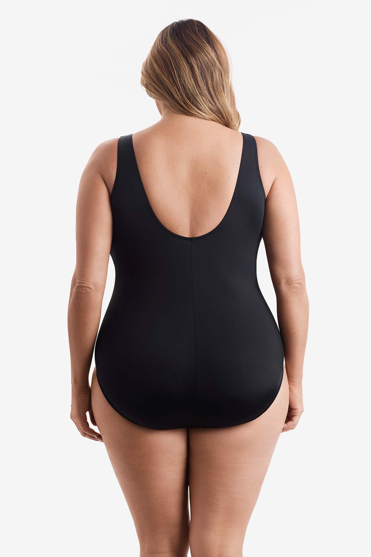 Woman turned away wearing a swimsuit