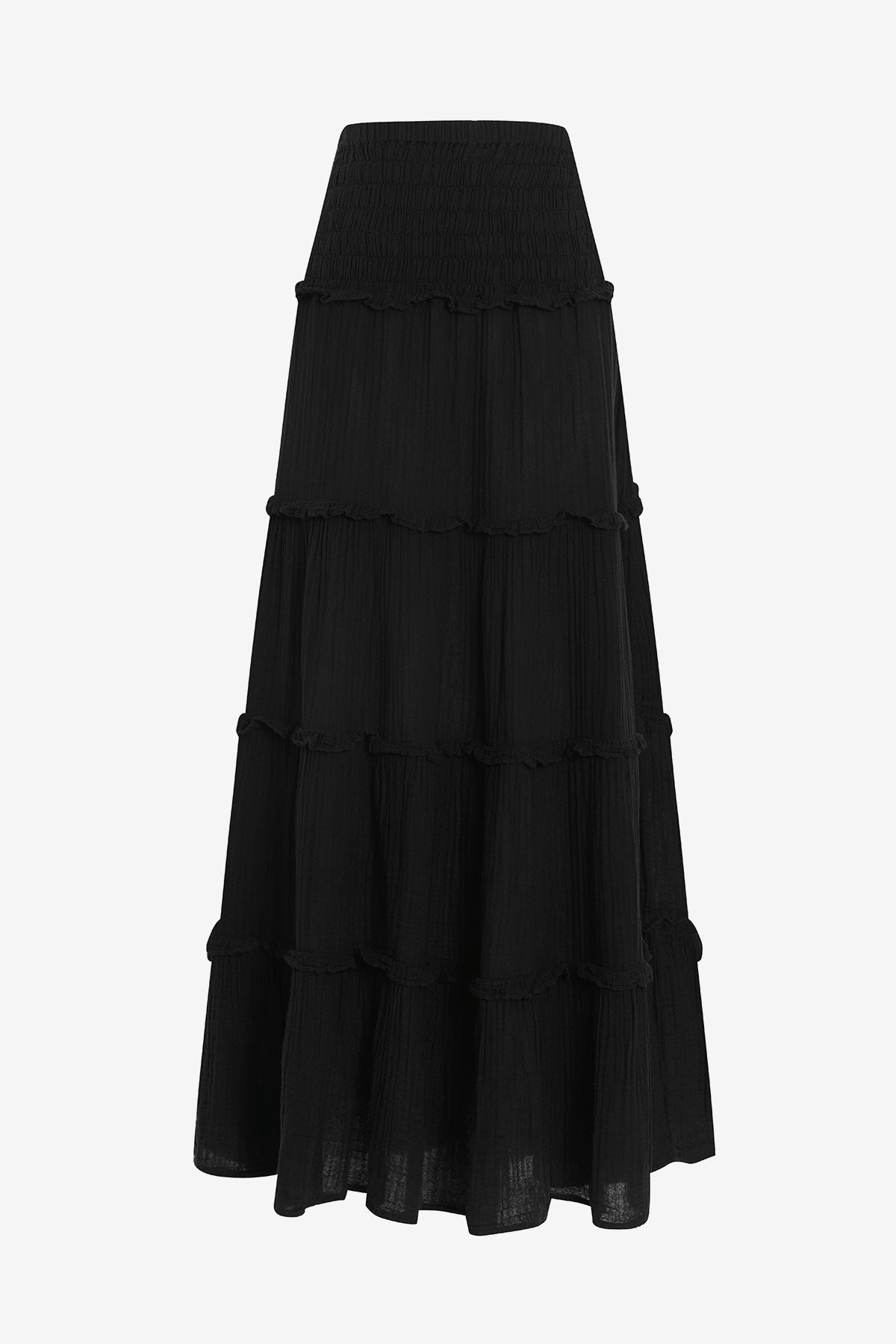 Black full length skirt
