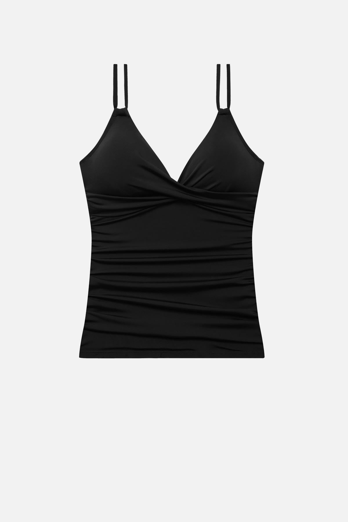 Black tankini top
